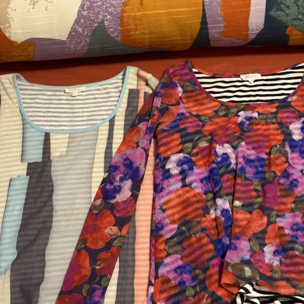 Two beautiful and unique Anthropologie blouses